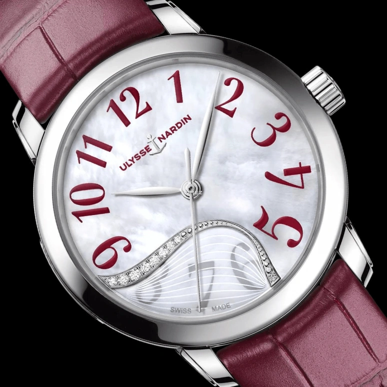 Ulysse Nardin,Classico 34mm,34mm,Stainless Steel,White,Automatic,42hours,In-house Caliber,8153,8153-230/60-06