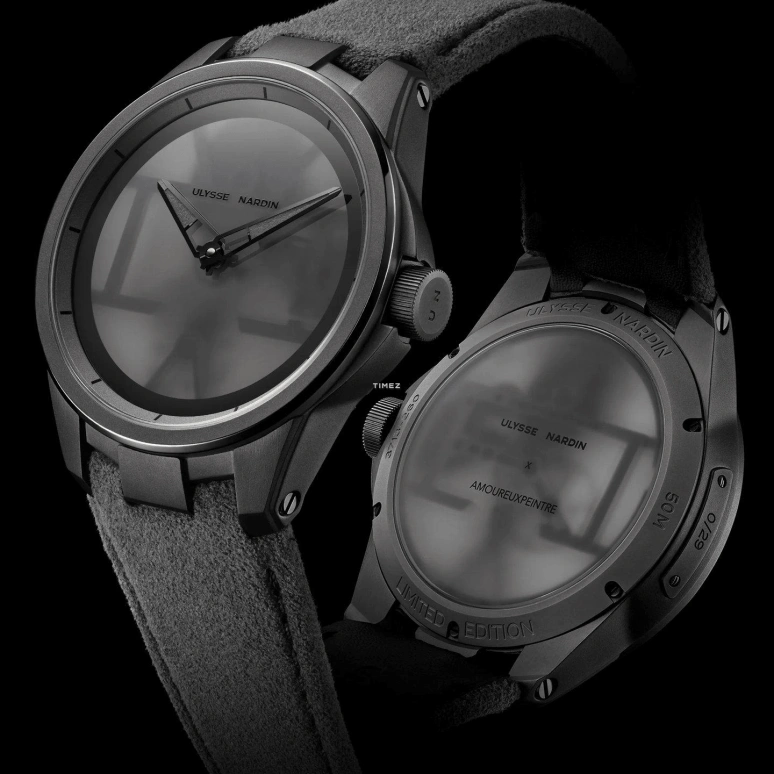 Ulysse Nardin,Blast 42mm,42mm,Titanium,Grey,Handwound,96hours,In-house Caliber,3713,3713-260LE-9A-SEVER/0A