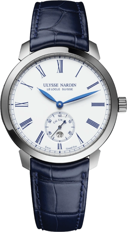 Ulysse Nardin,Classico 40mm,40mm,Stainless Steel,White,Automatic,Day,48hours,3203,3203-136LE-2/E0