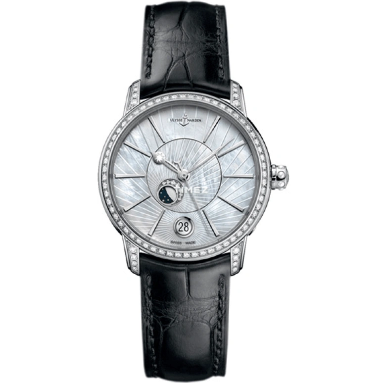 Ulysse Nardin,Classico 35mm,35mm,Stainless Steel,White,Automatic,Moonphase,Day,8293,8293-123BC-2/91