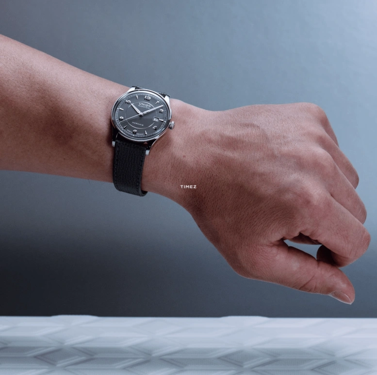 UNION,NORAMIS 40mm,40mm,Stainless Steel,Grey,Automatic,Day,60hours,D016,D016.407.16.087.00