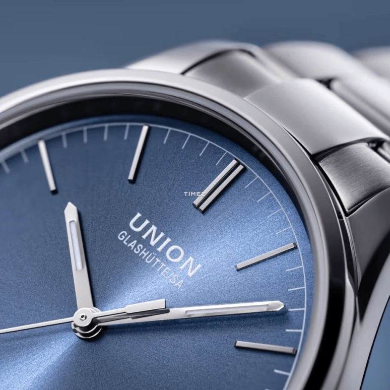 UNION,VIRO 39mm,39mm,Stainless Steel,Blue,Automatic,Day,60hours,D017,D017.407.11.041.00