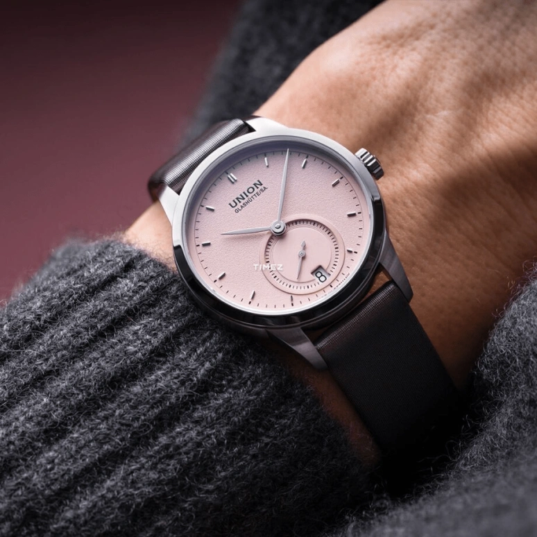 UNION,1893 34mm,34mm,Stainless Steel,Rose,Automatic,Day,42hours,D0072281633100