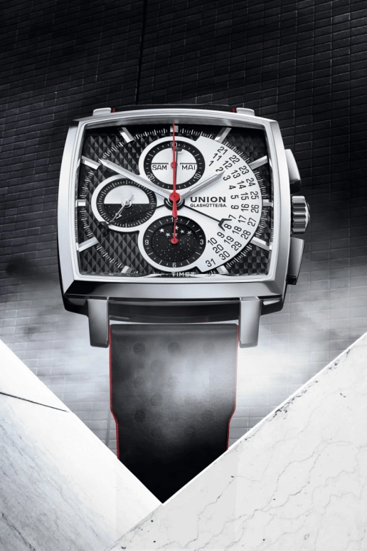 UNION,AVERIN 41mm,41mm,Stainless Steel,Stainless Steel,Black,Automatic,Chronograph,Moonphase,Month,Date,Sapphire,D015,D015.525.16.051.00