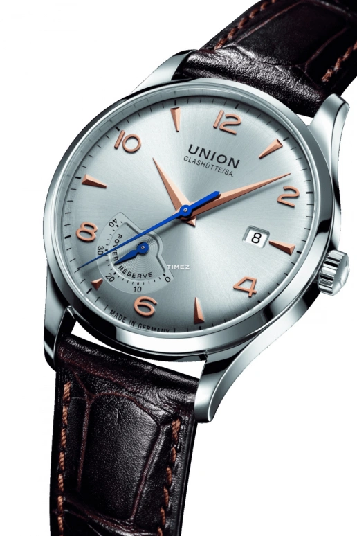 UNION,NORAMIS 40mm,40mm,Stainless Steel,Stainless Steel,Silver,Automatic,Day,Power Reserve Indicator,D005,D005.424.16.037.01