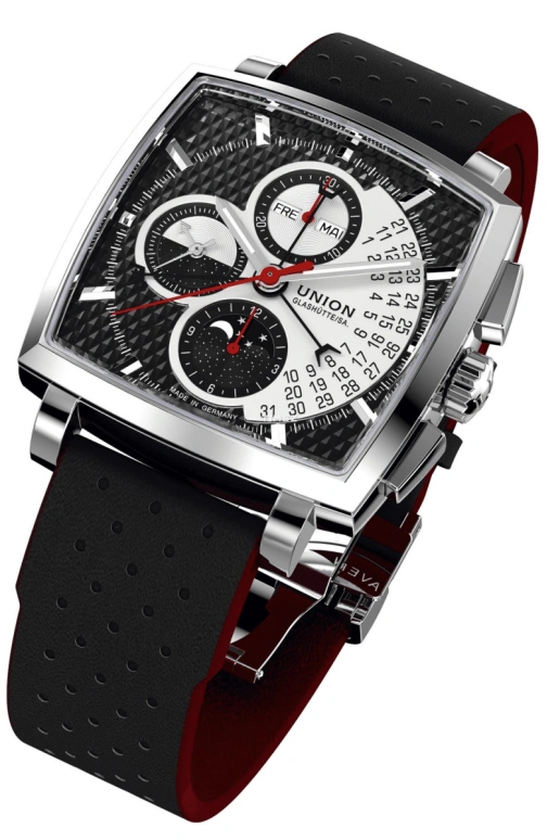 UNION,AVERIN 41mm,41mm,Stainless Steel,Stainless Steel,Black,Automatic,Chronograph,Moonphase,Month,Date,Sapphire,D015,D015.525.16.051.00