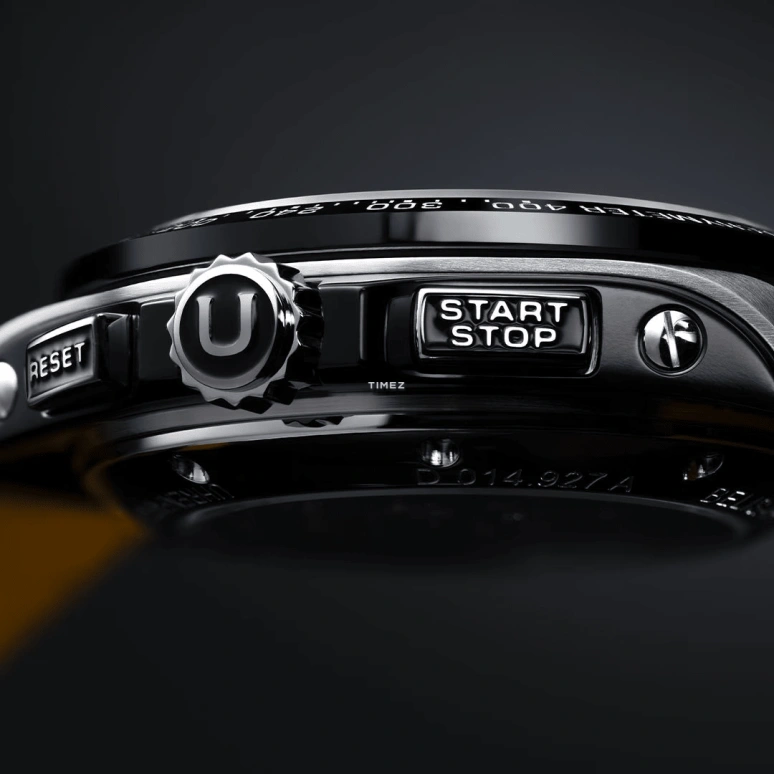 UNION,BELISAR 43mm,43mm,Stainless Steel,Black,Automatic,Chronograph,Day,D014,D014.927.16.057.00