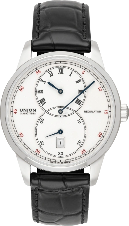 UNION,1893 41mm,41mm,Stainless Steel,White,Automatic,Day,Sapphire,Crystal Glass,D007,D007.445.16.013.00