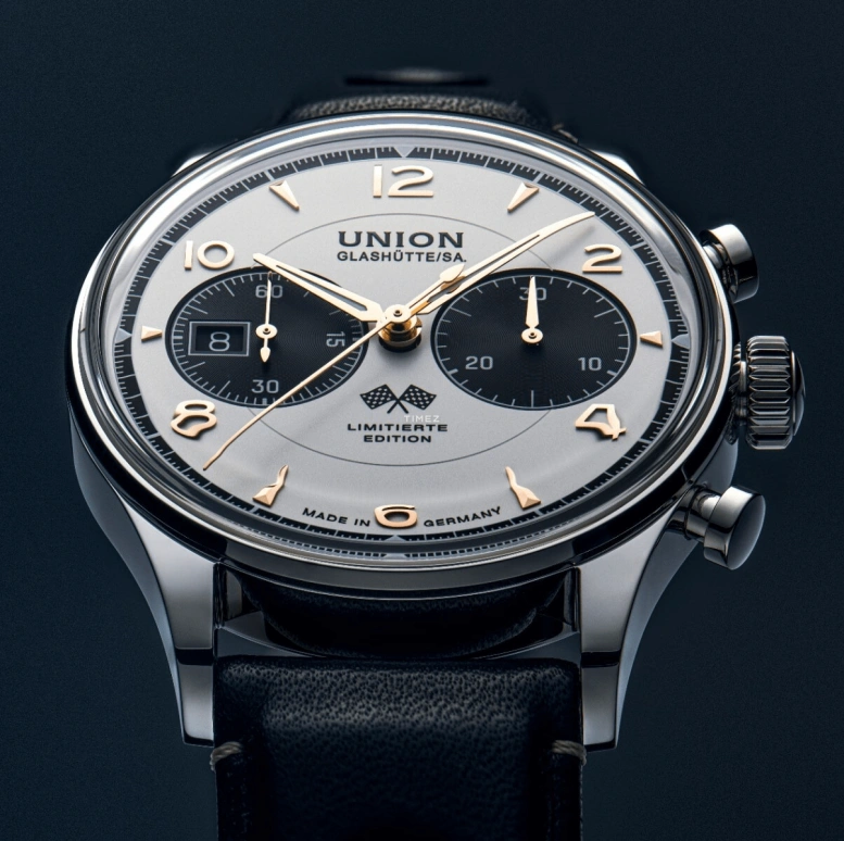 UNION,NORAMIS 42mm,42mm,Stainless Steel,White,Automatic,Chronograph,Day,D012,D012.427.16.037.09