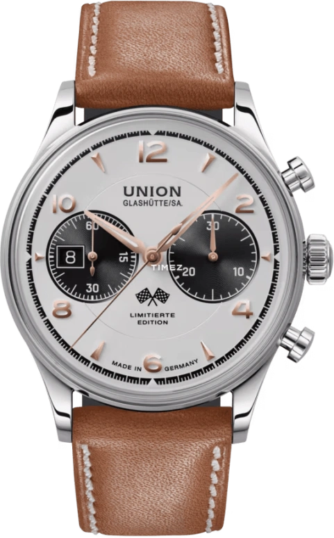 UNION,NORAMIS 42mm,42mm,Stainless Steel,White,Automatic,Chronograph,Day,D012,D012.427.16.037.09