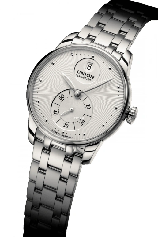 UNION,SERIS 36mm,36mm,Stainless Steel,Stainless Steel,Champagne,Automatic,Day,Sapphire,Glass,D013,D013.228.11.021.00