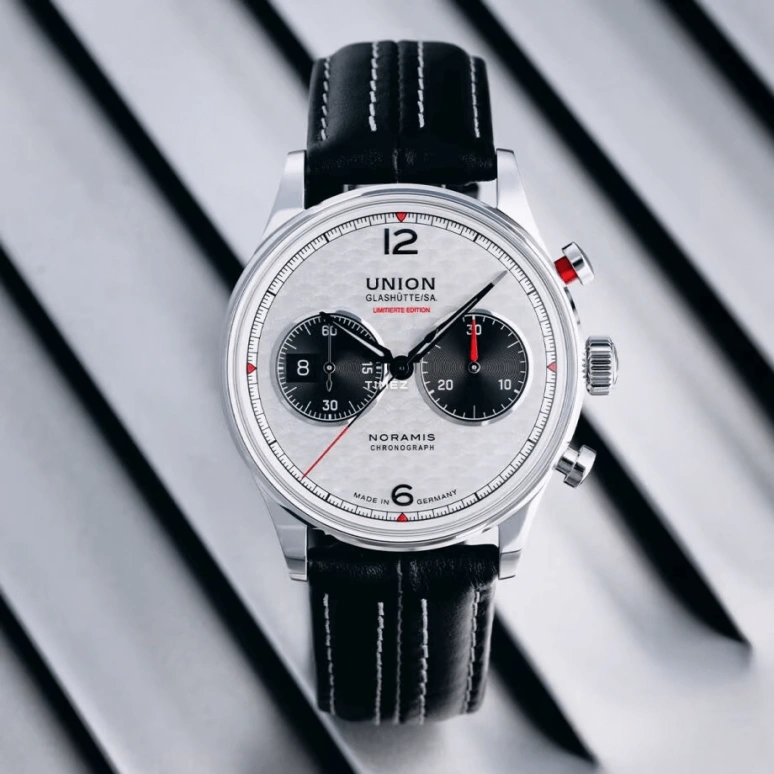 UNION,NORAMIS 42mm,42mm,Stainless Steel,Silver,Automatic,Chronograph,Day,D012,D012.427.16.032.09