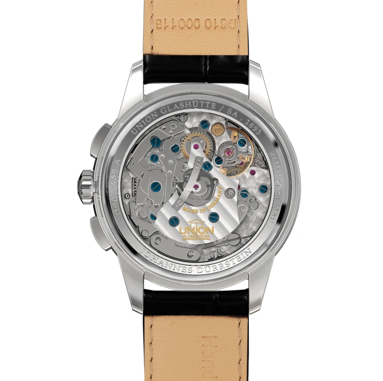 UNION,1893 42mm,42mm,Stainless Steel,Stainless Steel,White,Handwound,Chronograph,Day,D007,D007.459.16.017.00