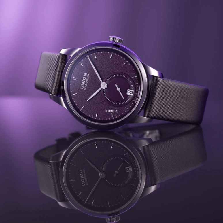 UNION,1893 34mm,34mm,Stainless Steel,Purple Red,Automatic,Day,42hours,D0072281640100