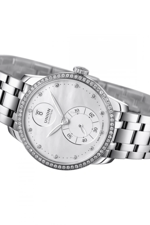 UNION,SERIS 36mm,36mm,Stainless Steel,Stainless Steel,White,Automatic,Day,Sapphire,D013,D013.228.61.116.00