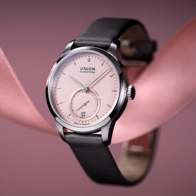 UNION,1893 34mm,34mm,Stainless Steel,Rose,Automatic,Day,42hours,D0072281633100