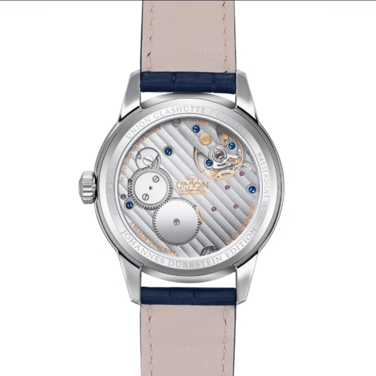 UNION,1893 41mm,41mm,Stainless Steel,Stainless Steel,White,Handwound,Day,Power Reserve Indicator,D007,D007.456.16.017.00