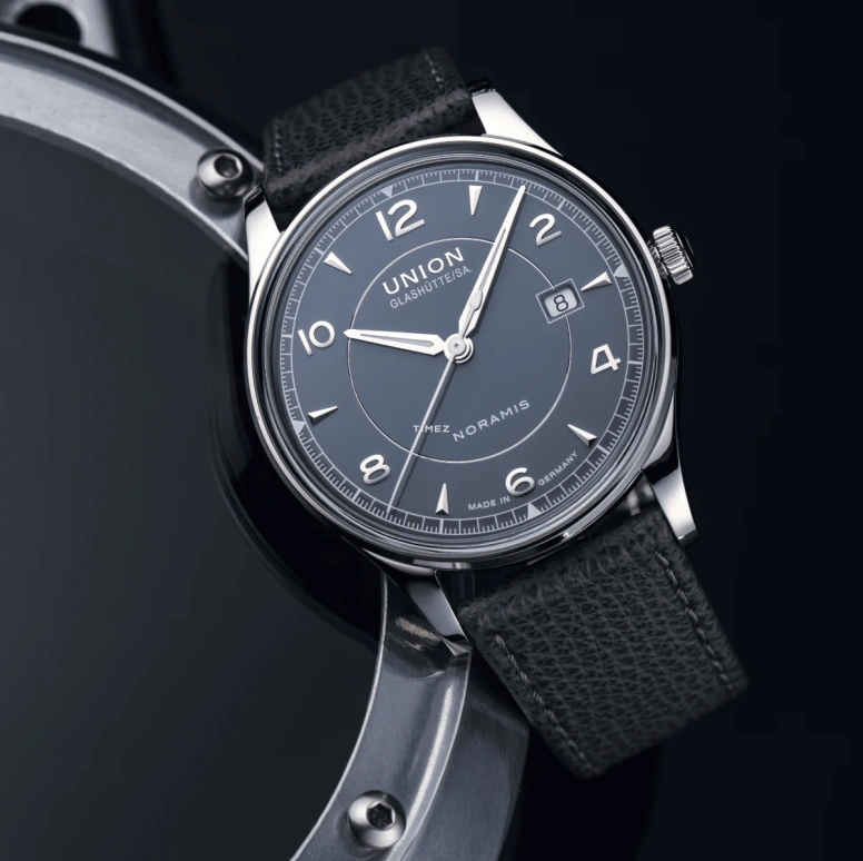 UNION,NORAMIS 40mm,40mm,Stainless Steel,Grey,Automatic,Day,60hours,D016,D016.407.16.087.00