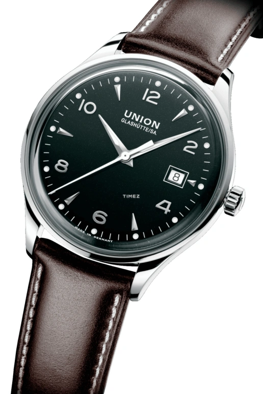 UNION,NORAMIS 40mm,40mm,Stainless Steel,Stainless Steel,Green,Automatic,Day,Sapphire,Crystal Glass,D012,D012.407.16.097.00
