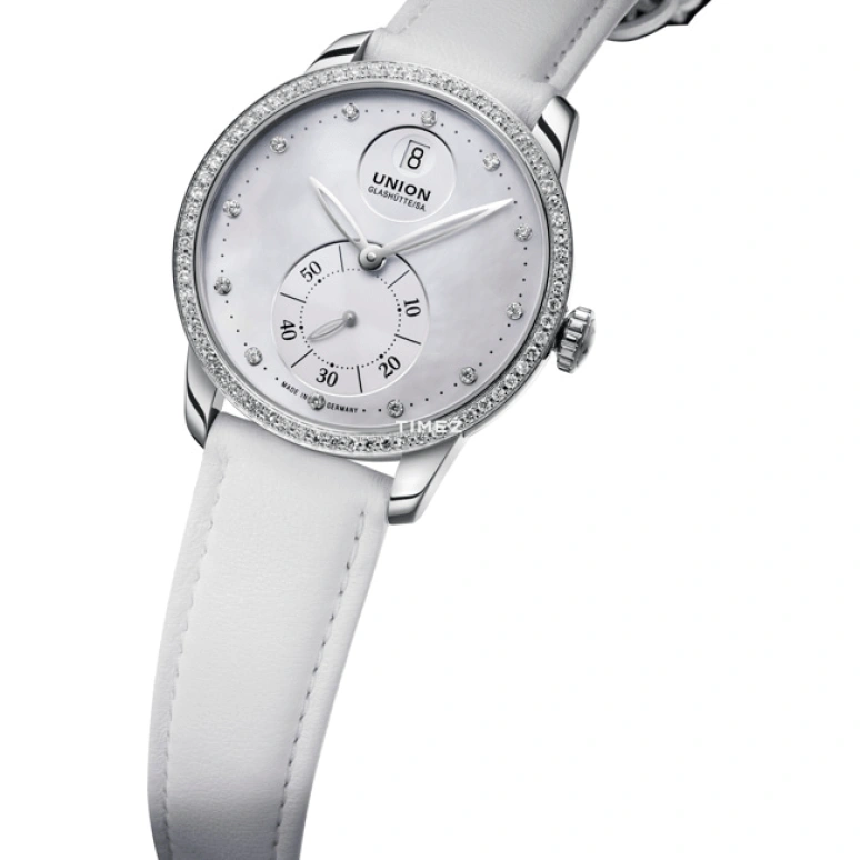 UNION,SERIS 36mm,36mm,Stainless Steel,Stainless Steel,White,Automatic,Day,Sapphire,D013,D013.228.66.116.00