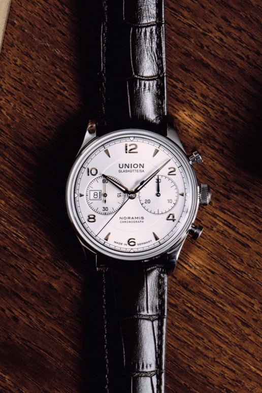 UNION,NORAMIS 42mm,42mm,Stainless Steel,Stainless Steel,Silver,Automatic,Chronograph,Day,D012,D012.427.16.037.01