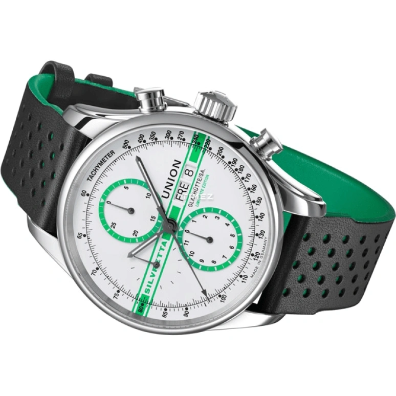 UNION,VIRO 44mm,44mm,Stainless Steel,White,Automatic,Chronograph,Date Repeater,D011,D011.414.16.010.09