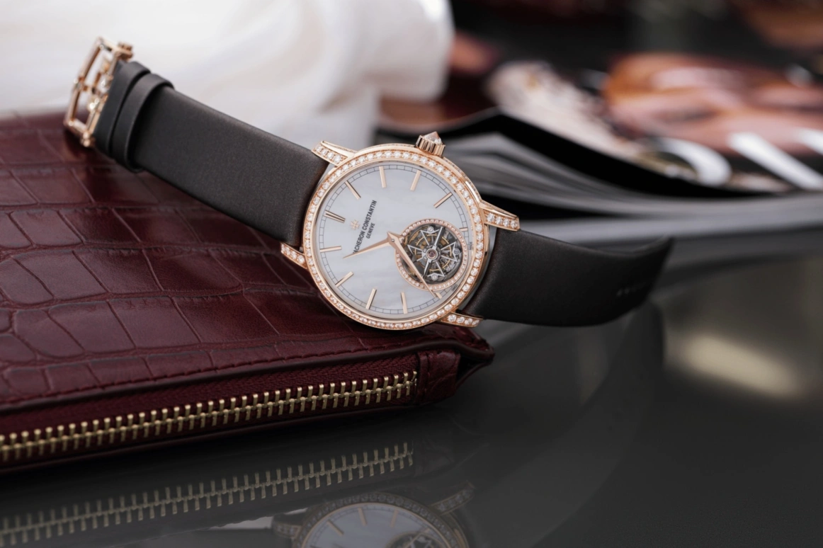 Vacheron Constantin,Traditionnelle 39mm,39mm,Pink Gold,White,Automatic,Tourbillon Escapement,80hours,6035T,6035T/000R-B634