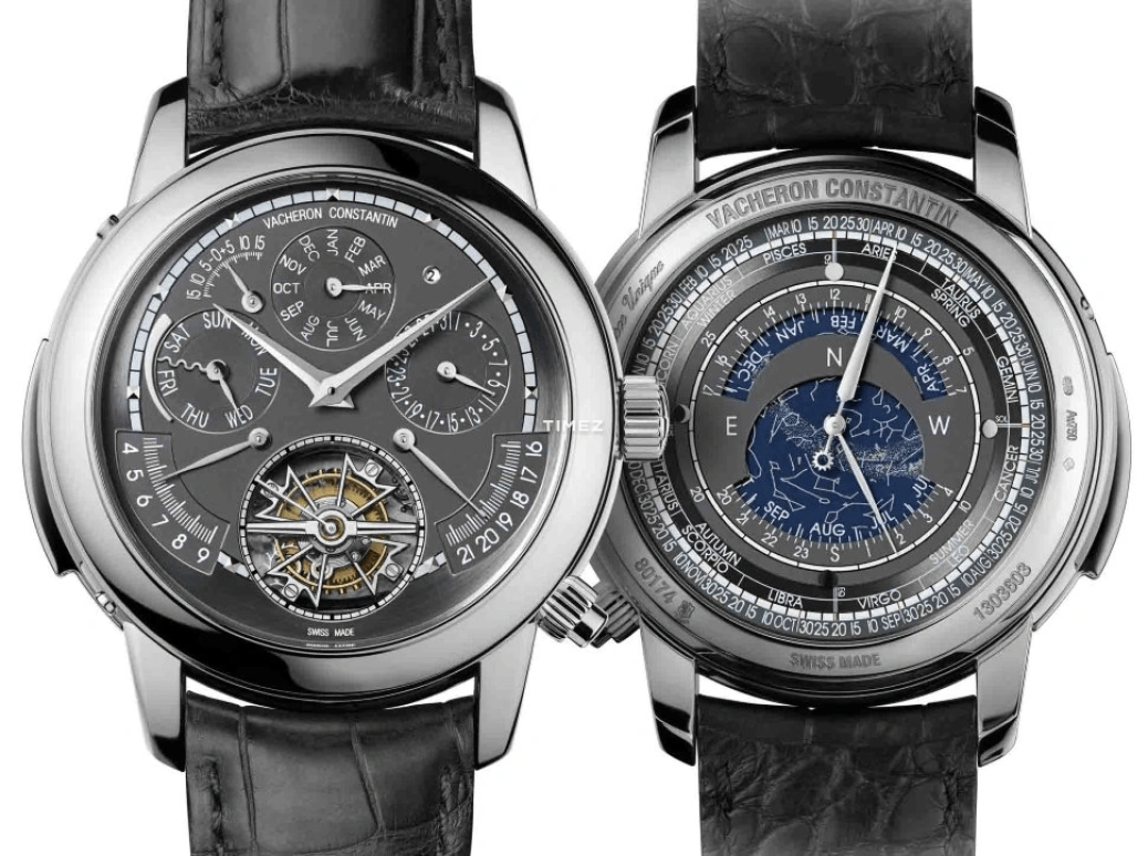 Vacheron Constantin,Artelier Cabinotiers Special Order 47mm,47mm,White Gold,Black,Handwound,Moonphase,Perpetual Calendar,Leap Year,Month,58hours,In-house Caliber,80174,80174/000G-9995