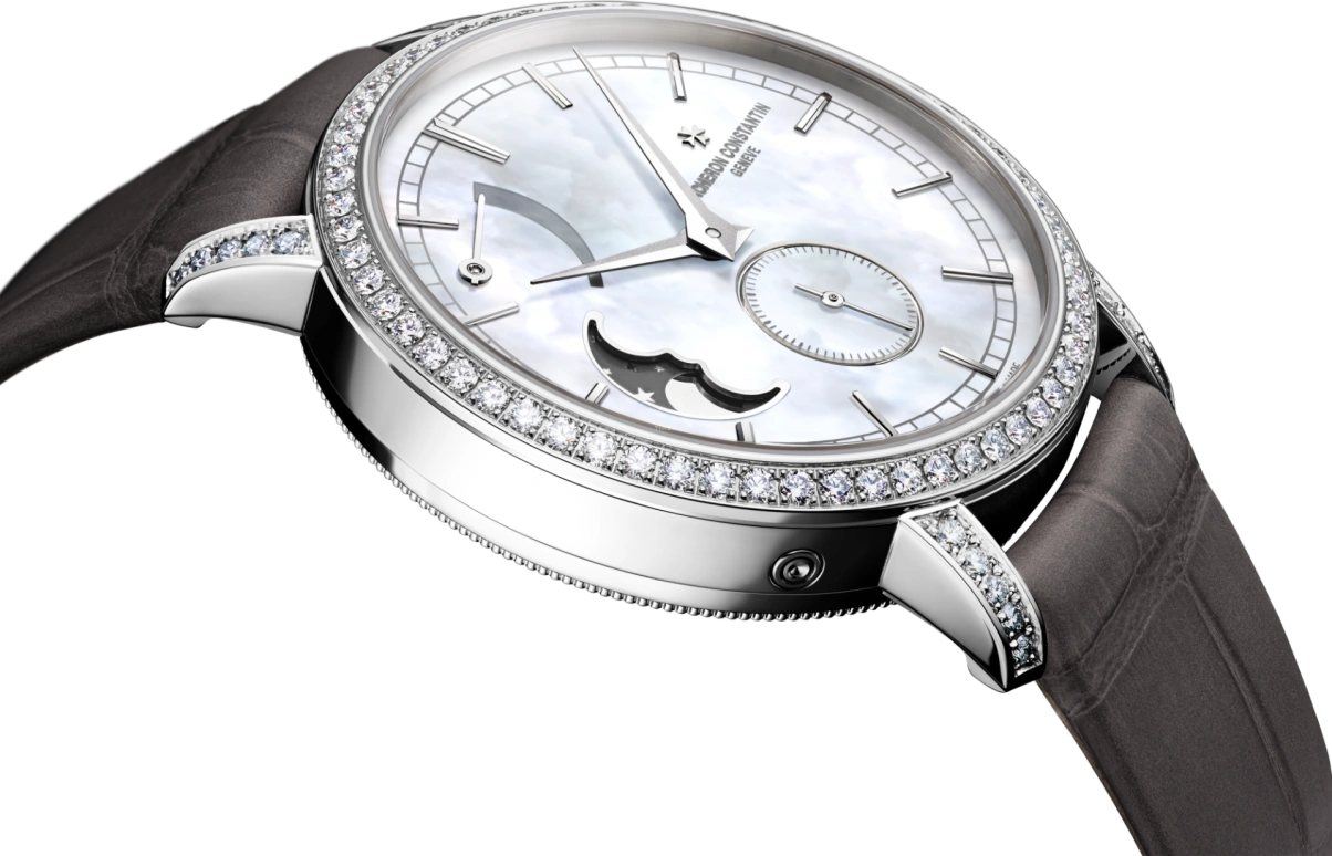 Vacheron Constantin,Traditionnelle 36mm,36mm,White Gold,White,Handwound,Moonphase,Power Reserve Indicator,83570,83570/000G-9916