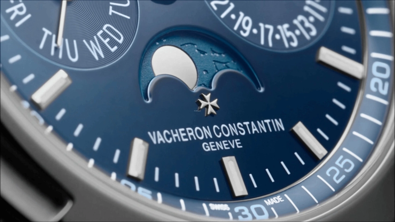 Vacheron Constantin,Overseas 41.50mm,41.50mm,White Gold,Blue,Automatic,Moonphase,Perpetual Calendar,Leap Year,Month,40hours,In-house Caliber,4300V,4300V/120G-B945