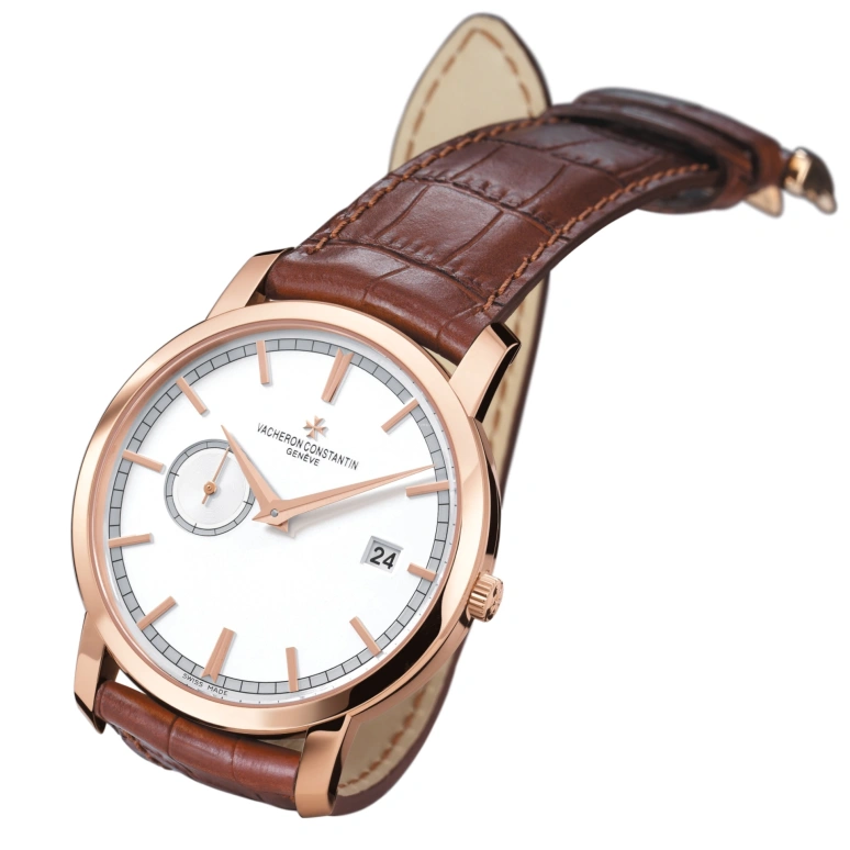 Vacheron Constantin,Traditionnelle 38mm,38mm,Pink Gold,Silver,Automatic,Day,40hours,87172,87172/000R-9302