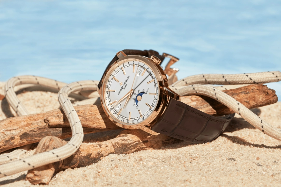 Vacheron Constantin,Traditionnelle 41mm,41mm,Pink Gold,Silver,Automatic,Moonphase,Month,Date,Day,43hours,In-house Caliber,4010T,4010T/000R-B344