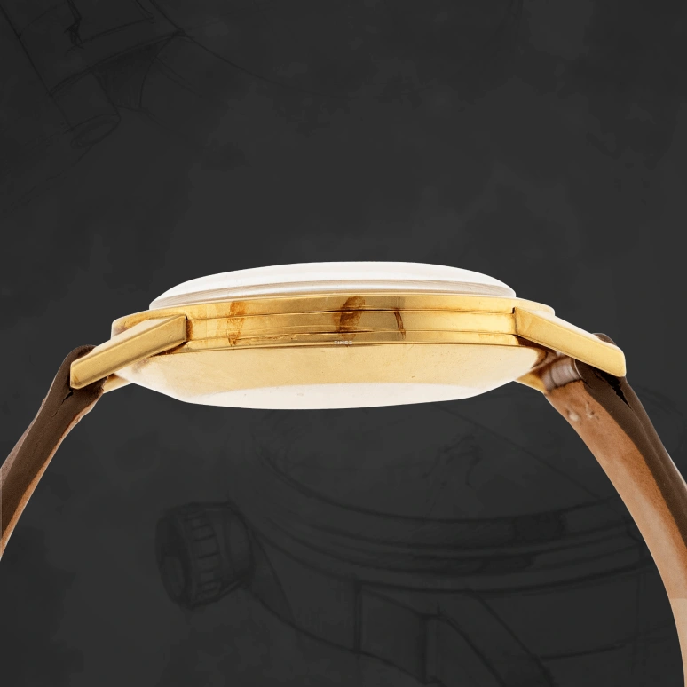 Vacheron Constantin,Other 36mm,36mm,Yellow Gold,Cream,Handwound,Sapphire,Crystal Glass,Round,4710