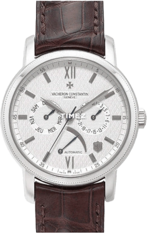 Vacheron Constantin,Jubilé 1755 40mm,40mm,White Gold,White,Silver,Silver White,Automatic,Date,Day,Power Reserve Indicator,85250,85250/000G-9141