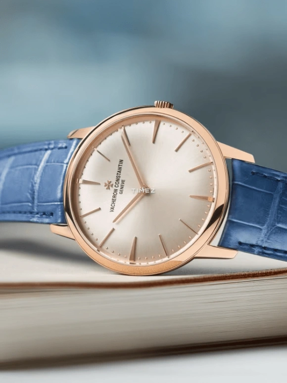 Vacheron Constantin,Patrimony 39mm,39mm,Rose Gold,Beige,Handwound,40hours,In-house Caliber,1410U,1410U/000R-H018