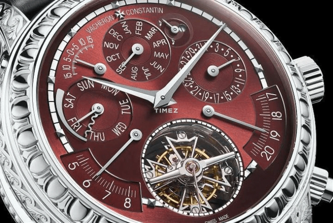 Vacheron Constantin,Artelier Cabinotiers Special Order 47mm,47mm,White Gold,Red,Handwound,Moonphase,Perpetual Calendar,Leap Year,Month,Sapphire,Crystal Glass,Round,80175,80175/000G-B280