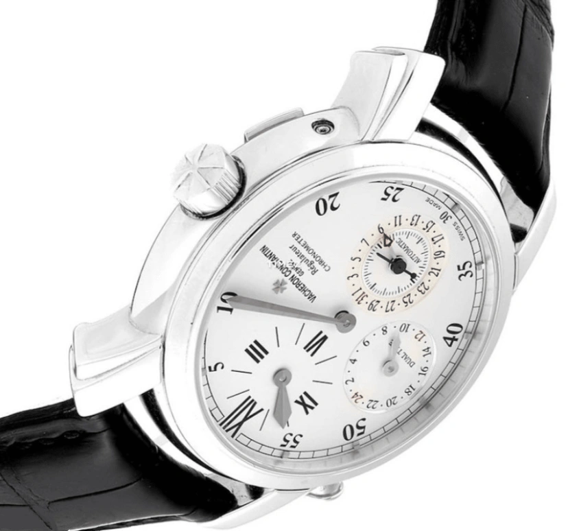 Vacheron Constantin,Malte 39mm,39mm,White Gold,White,Automatic,Day,Dule Time,42005,42005/000G-8900