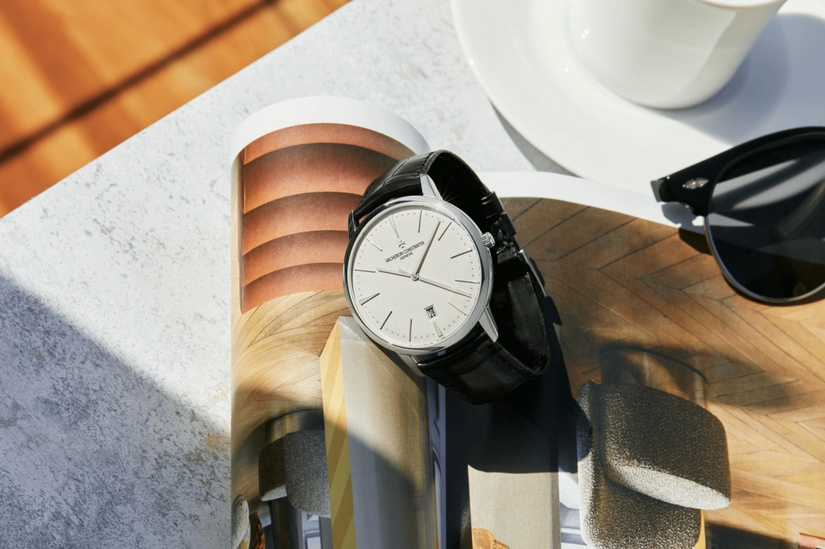 Vacheron Constantin,Patrimony 40mm,40mm,White Gold,Silver,Automatic,Day,43hours,85180,85180/000G-9230