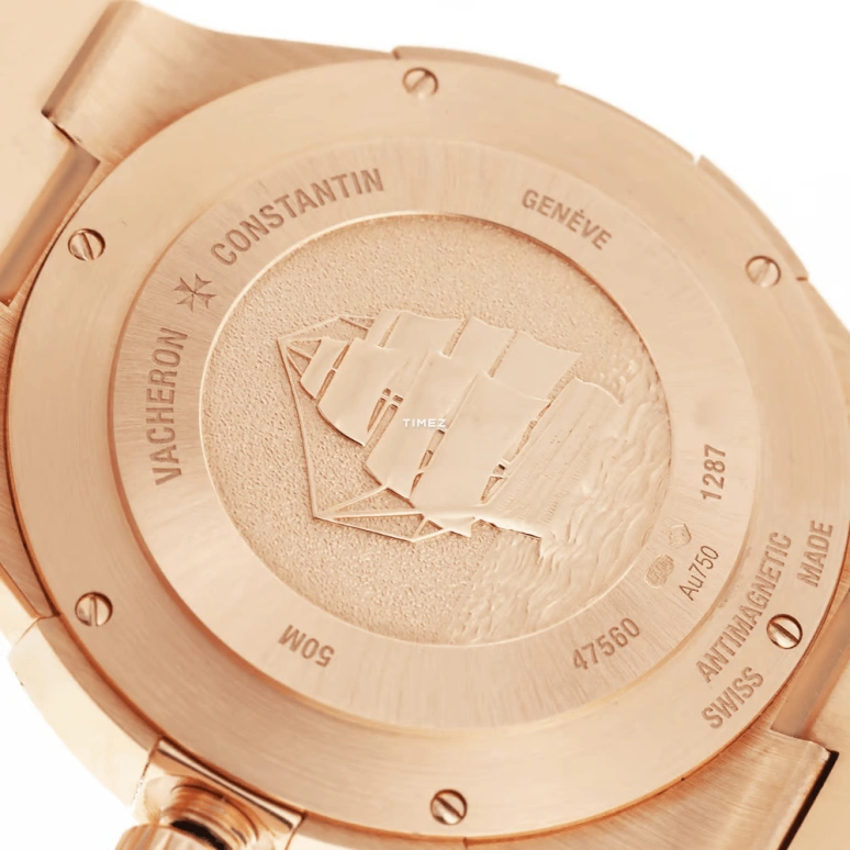 Vacheron Constantin,Overseas 36mm,36mm,Rose Gold,Silver White,Automatic,Day,Anti-magnetic,47560,47560/D10R-9672