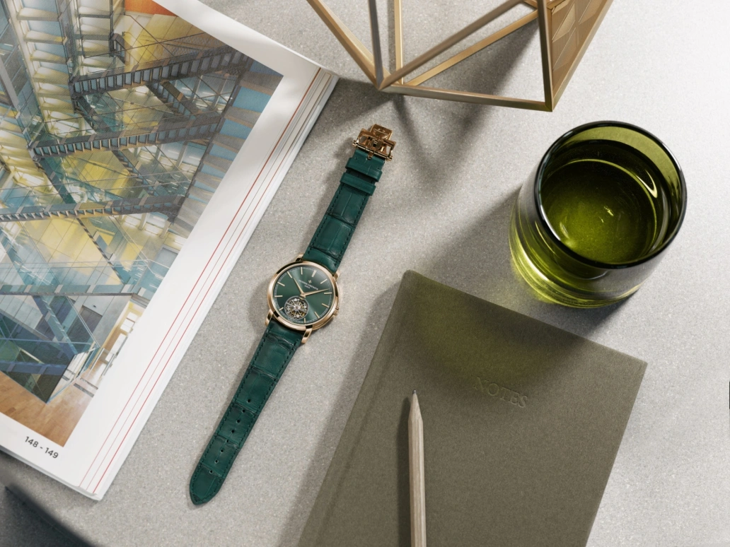 Vacheron Constantin,Traditionnelle 41mm,41mm,Pink Gold,Green,Automatic,Tourbillon,80hours,6000T,6000T/000R-B972