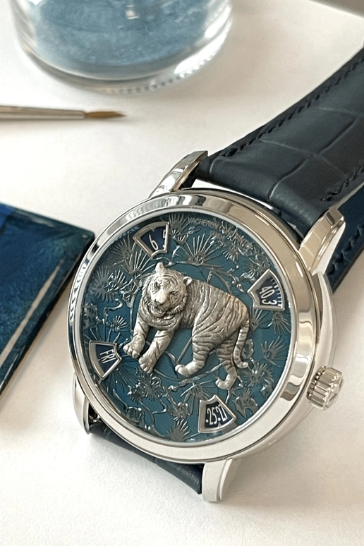 Vacheron Constantin,Métiers d'Art 40mm,40mm,Platinum,Blue,Automatic,Date,Day,Jumping Minutes,Jumping Hours,40hours,In-house Caliber,86073,86073/000P-B900
