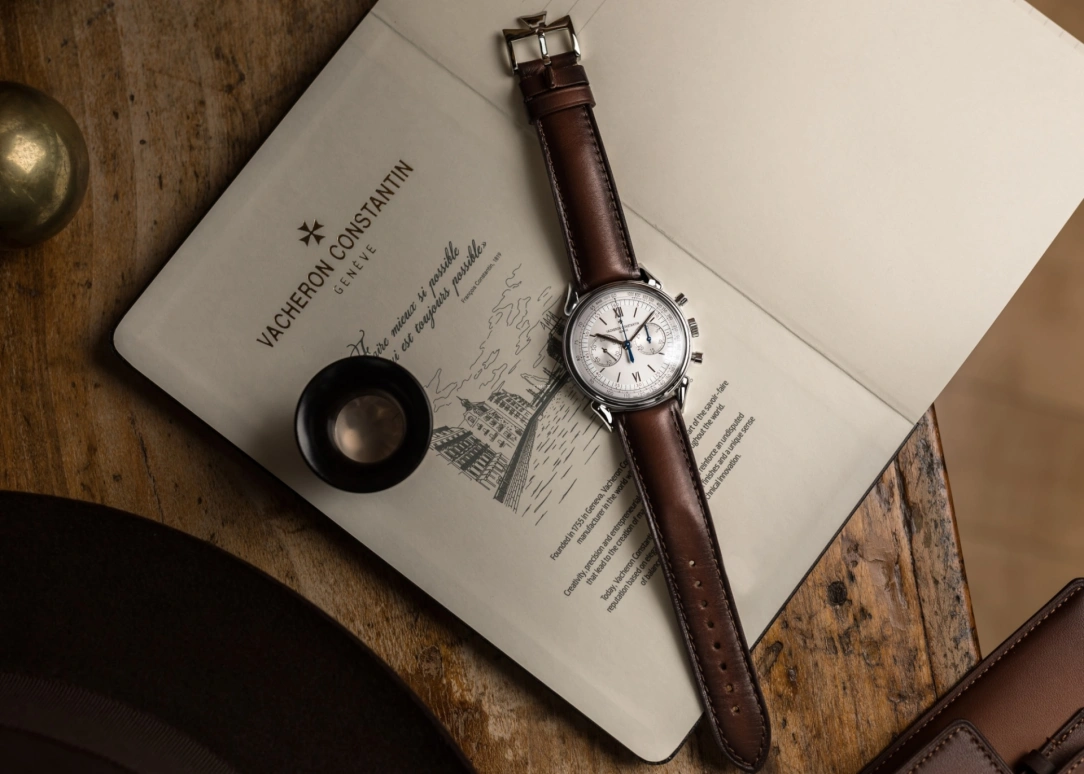 Vacheron Constantin,Historiques 38.50mm,38.50mm,Stainless Steel,Silver,Handwound,Chronograph,Column Wheel,5000H,5000H/000A-B582