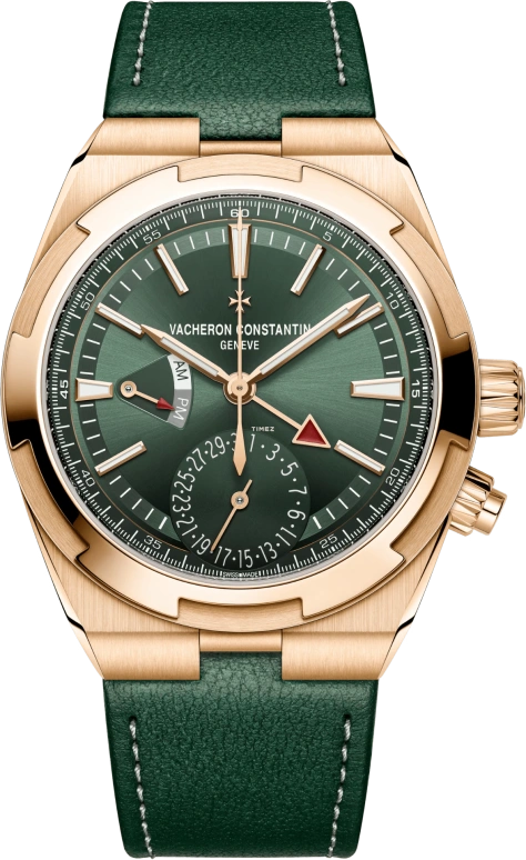 Vacheron Constantin,Overseas 41mm,41mm,Pink Gold,Green,Automatic,Day,Dule Time,Day / Night Indication,7920V,7920V/210R-B965