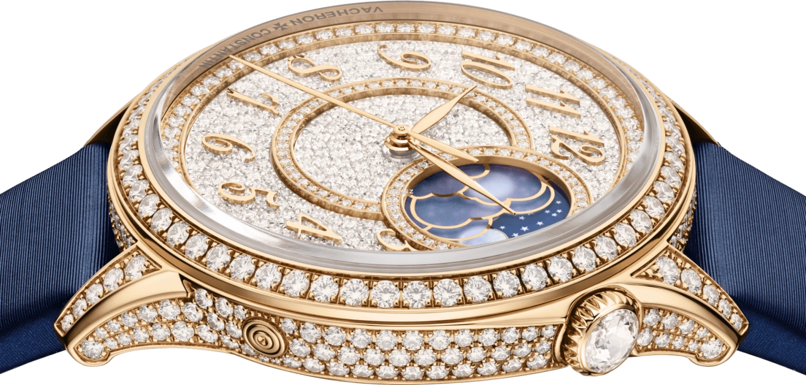 Vacheron Constantin,Égérie 37mm,37mm,Pink Gold,Red Gold,Gold,Automatic,Moonphase,40hours,8006,8006/F000R-B976