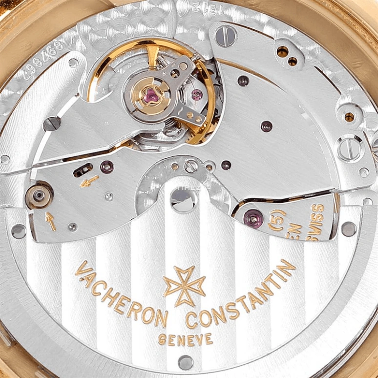 Vacheron Constantin,Patrimony 38mm,38mm,Yellow Gold,White,Automatic,Day,Sapphire,Crystal Glass,42002,42002/000J-8760