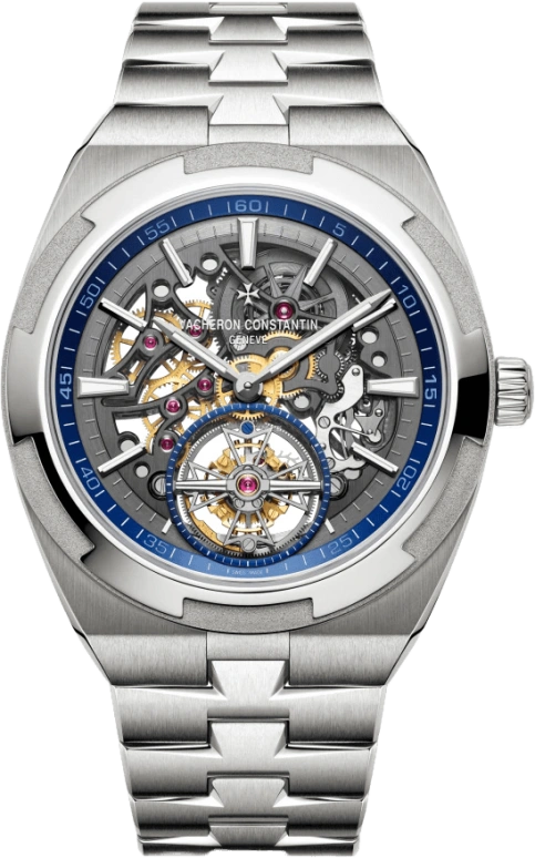 Vacheron Constantin,Overseas 42.50mm,42.50mm,Titanium,Skeleton,Automatic,Tourbillon,80hours,6000V,6000V/110T-B935