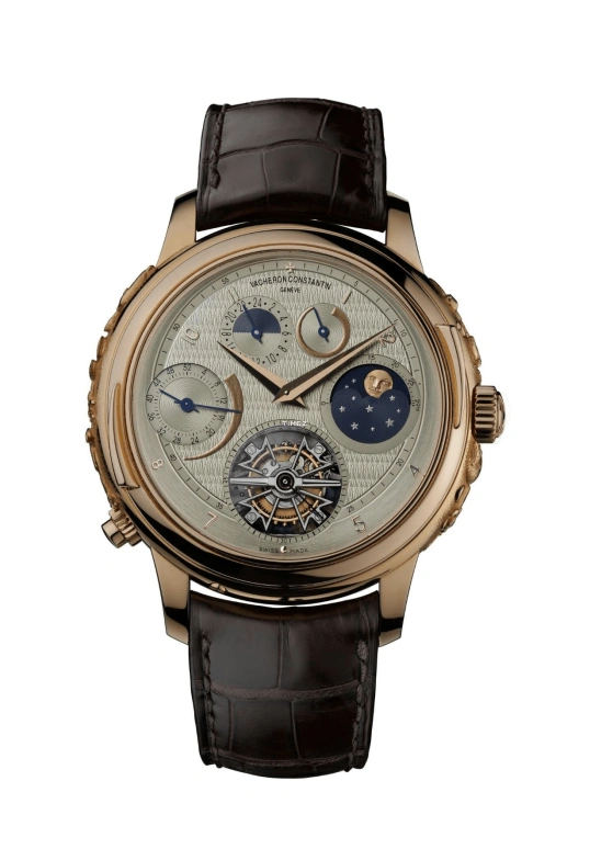 Vacheron Constantin,Artelier Cabinotiers Special Order 47mm,47mm,Pink Gold,Silver,Handwound,Moonphase,Perpetual Calendar,Leap Year,Month,58hours,In-house Caliber,80253,80253/000R-9593