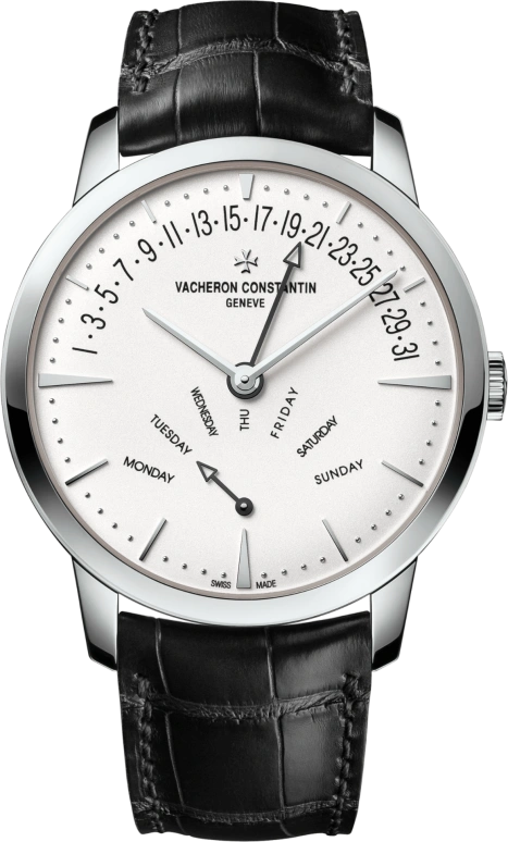 Vacheron Constantin,Patrimony 42.50mm,42.50mm,Pink Gold,Silver,Automatic,Date,Day,Flyback,Retrograde,40hours,In-house Caliber,4000U,4000U/000G-B112