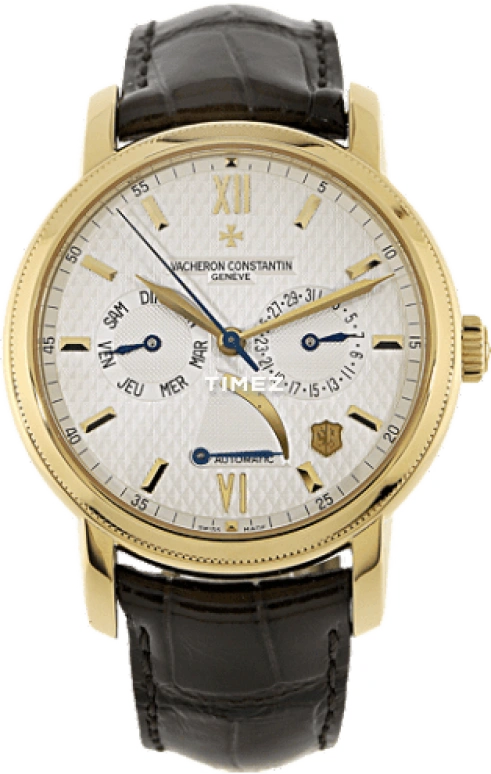 Vacheron Constantin,Jubilé 1755 40mm,40mm,Yellow Gold,Beige,Yellow,Automatic,Date,Day,Power Reserve Indicator,85250,85250/000J-9141