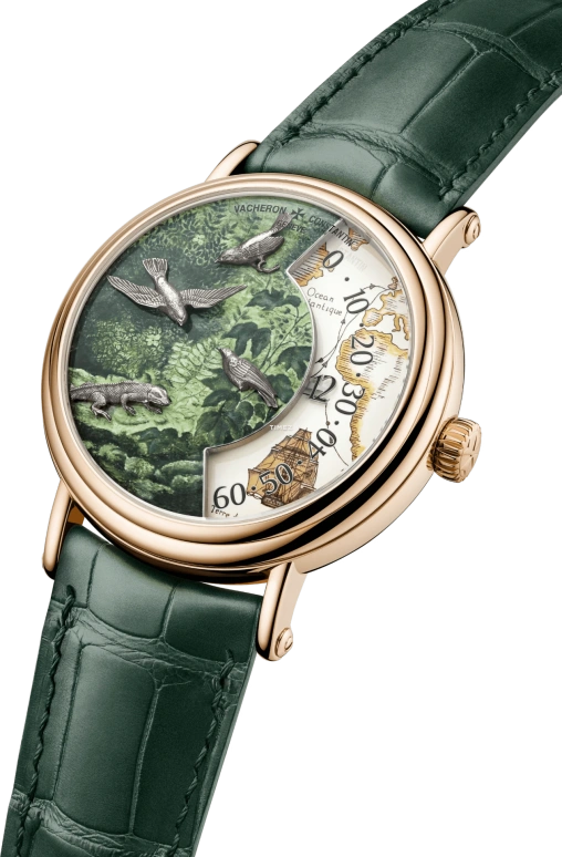 Vacheron Constantin,Métiers d'Art 41mm,41mm,Pink Gold,Green,Multi-Color,Automatic,40hours,In-house Caliber,7500U,7500U/000R-B994